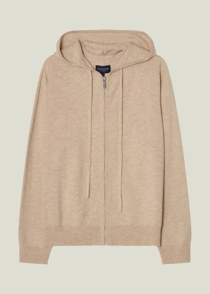 Lexington Knitted Hoodie Beige