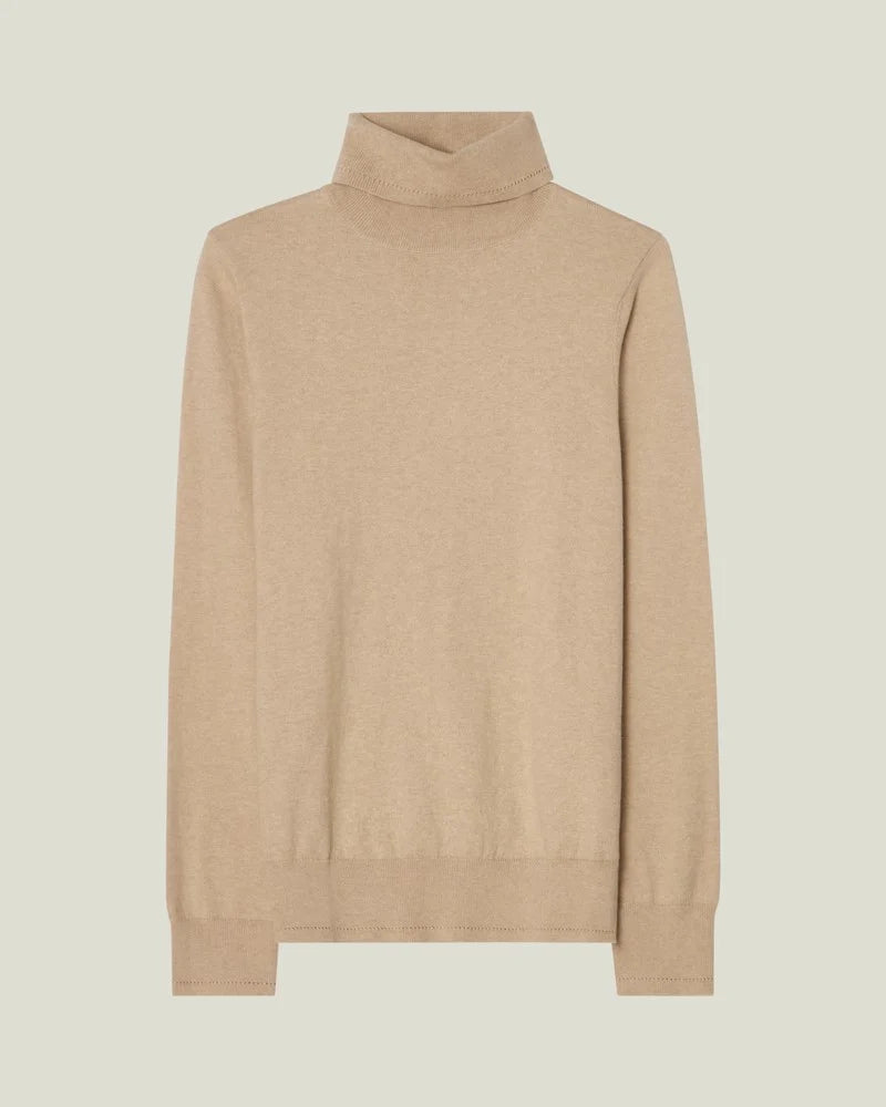 Lexington Knitted Turtleneck Beige