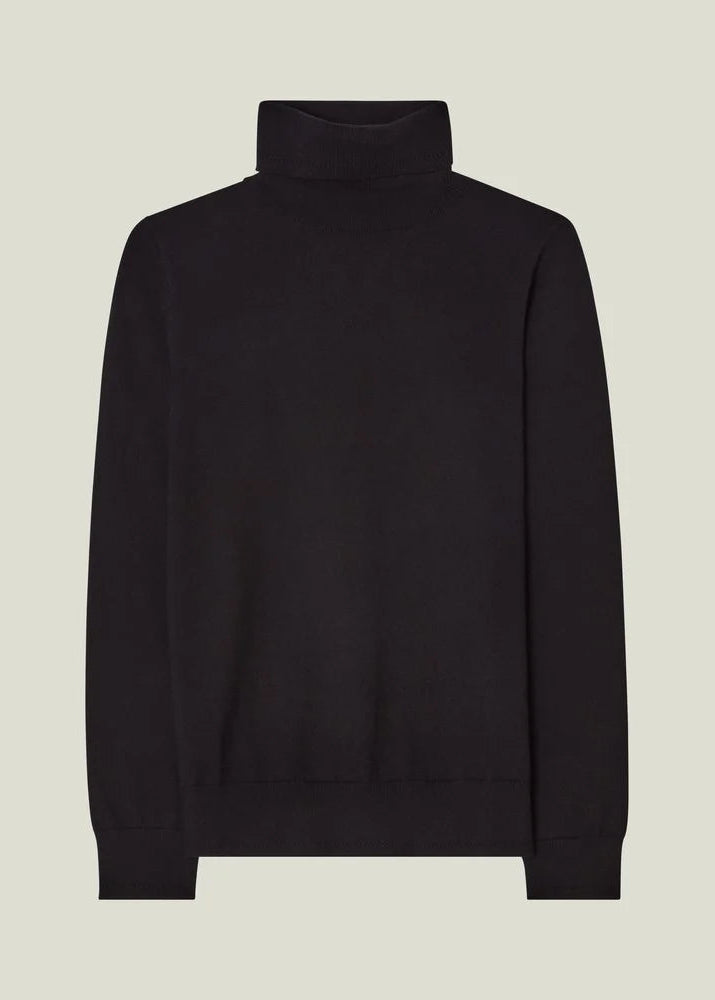 Lexington Knitted Turtleneck Black