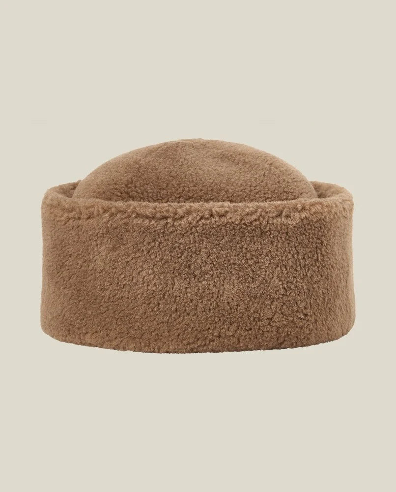 Lexington Teddy Hat Mid Brown