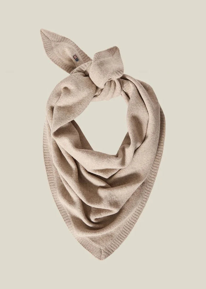 Lexington Yak/Merino Wool Blend Scarf Beige/Melang