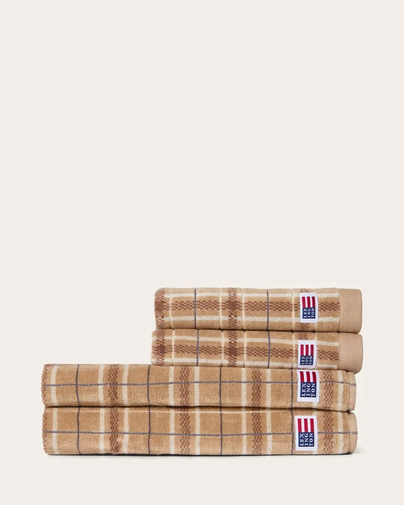 Lexington Checked Towelset Beige