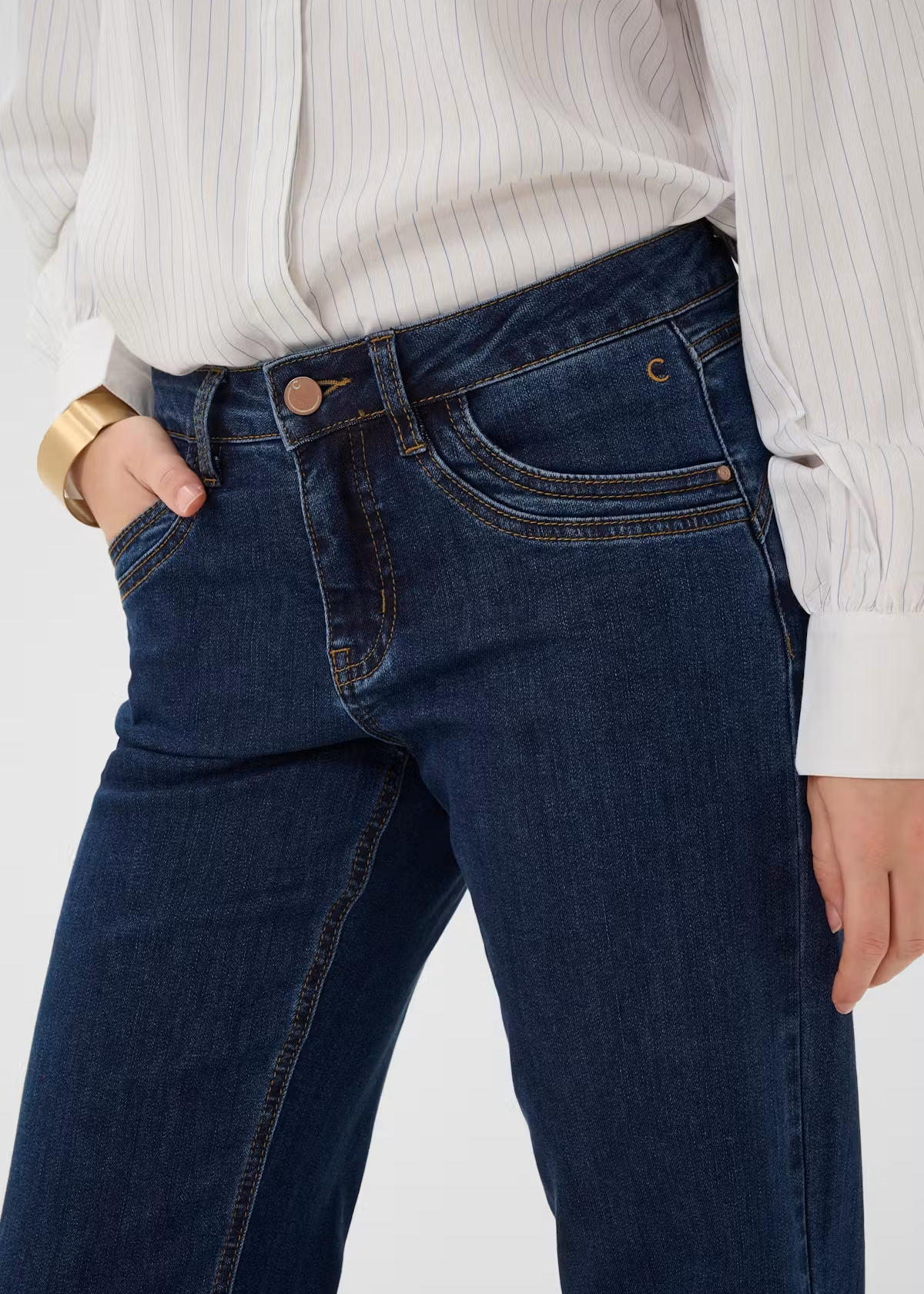 Cream CRLone Jeans Coco Fit Dark Blue Denim