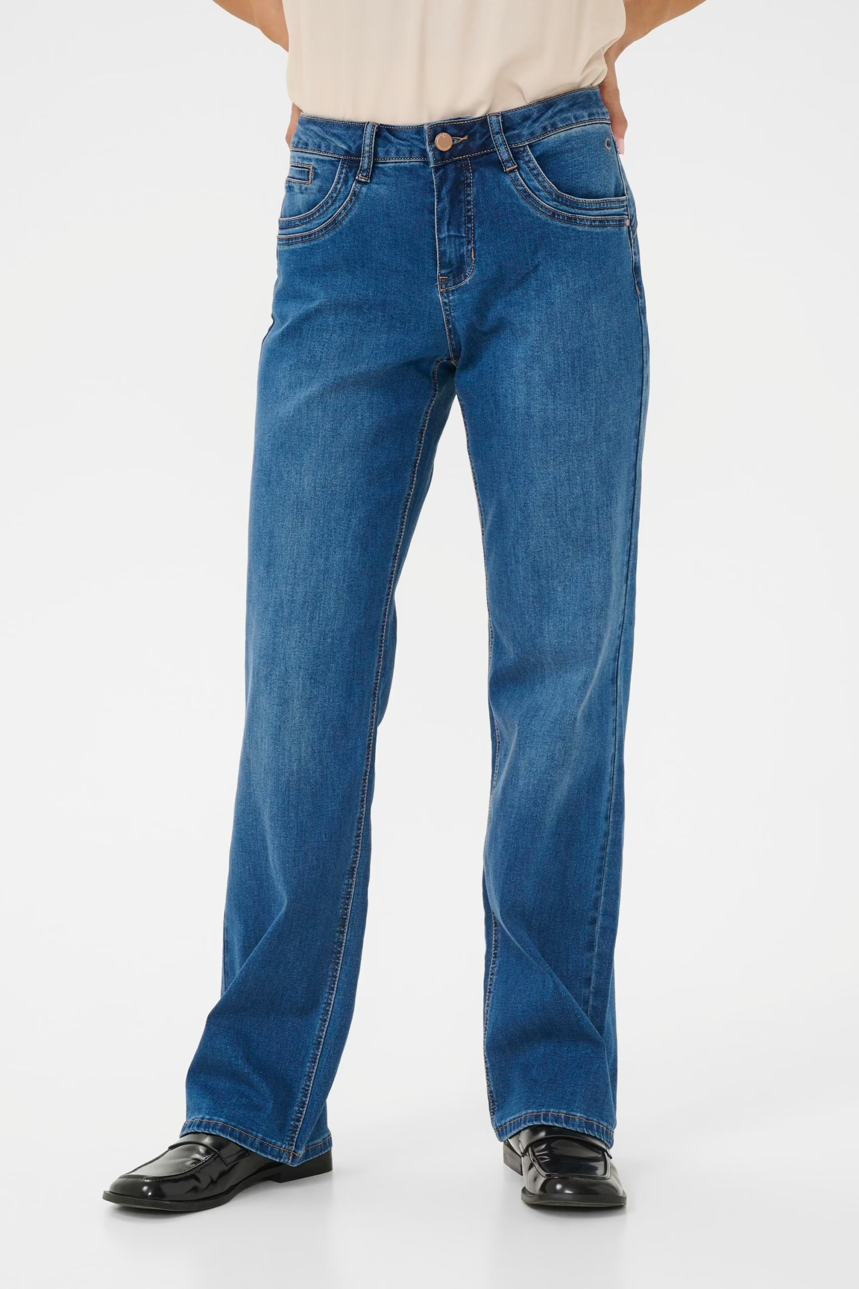 Cream CRLone Straight Leg Jeans Indigoblue