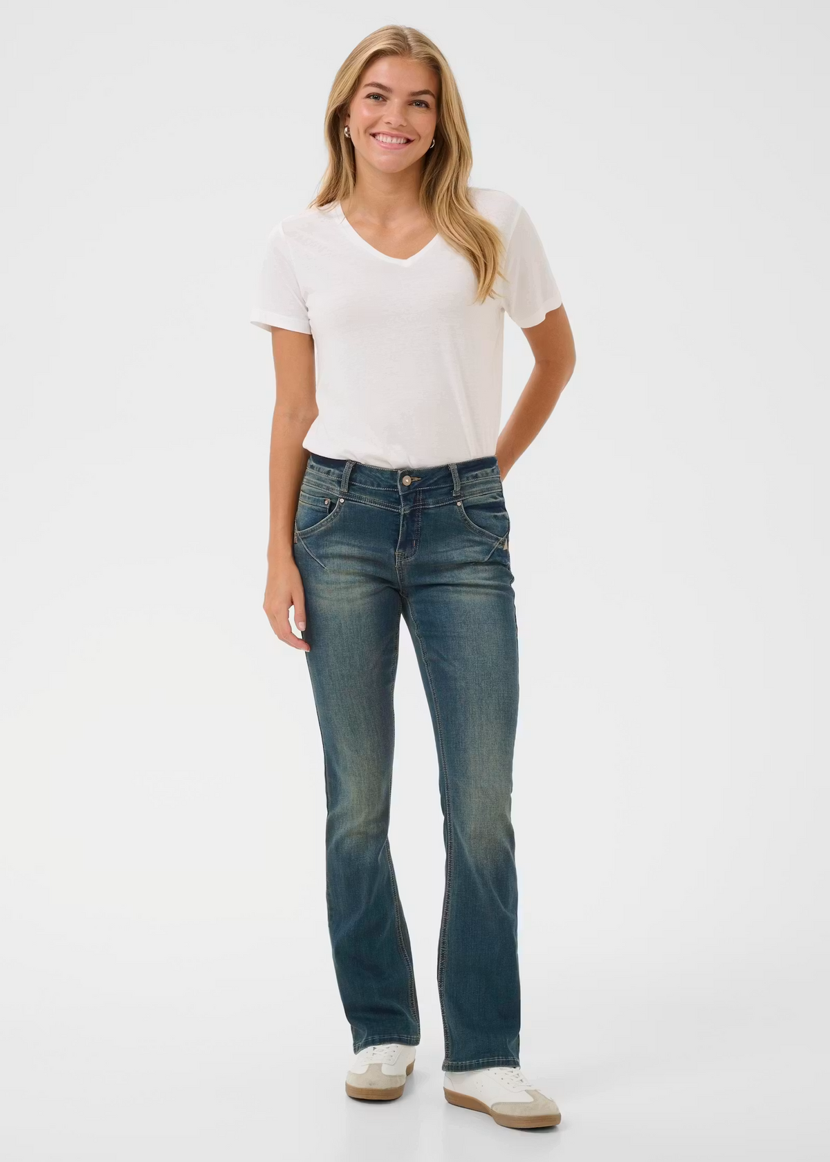 Cream CRAmalie Bootcut Jeans Medium Blue Denim