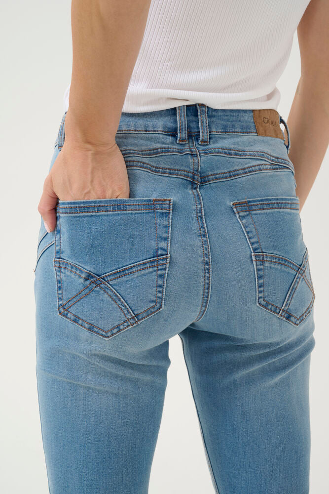 Cream CR Amalie bootcut Jeans Shape Fit LH Blue
