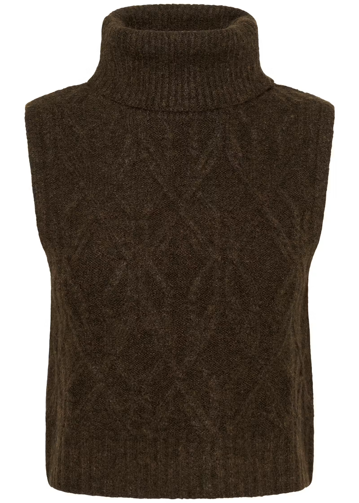 Cream CRElsie Knit Slipover Java