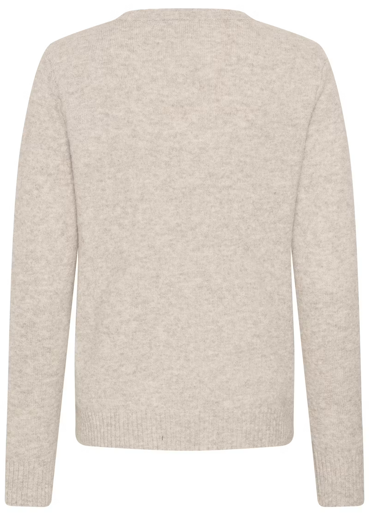 Cream CRHope Knit Pullover Oatmeal Melange