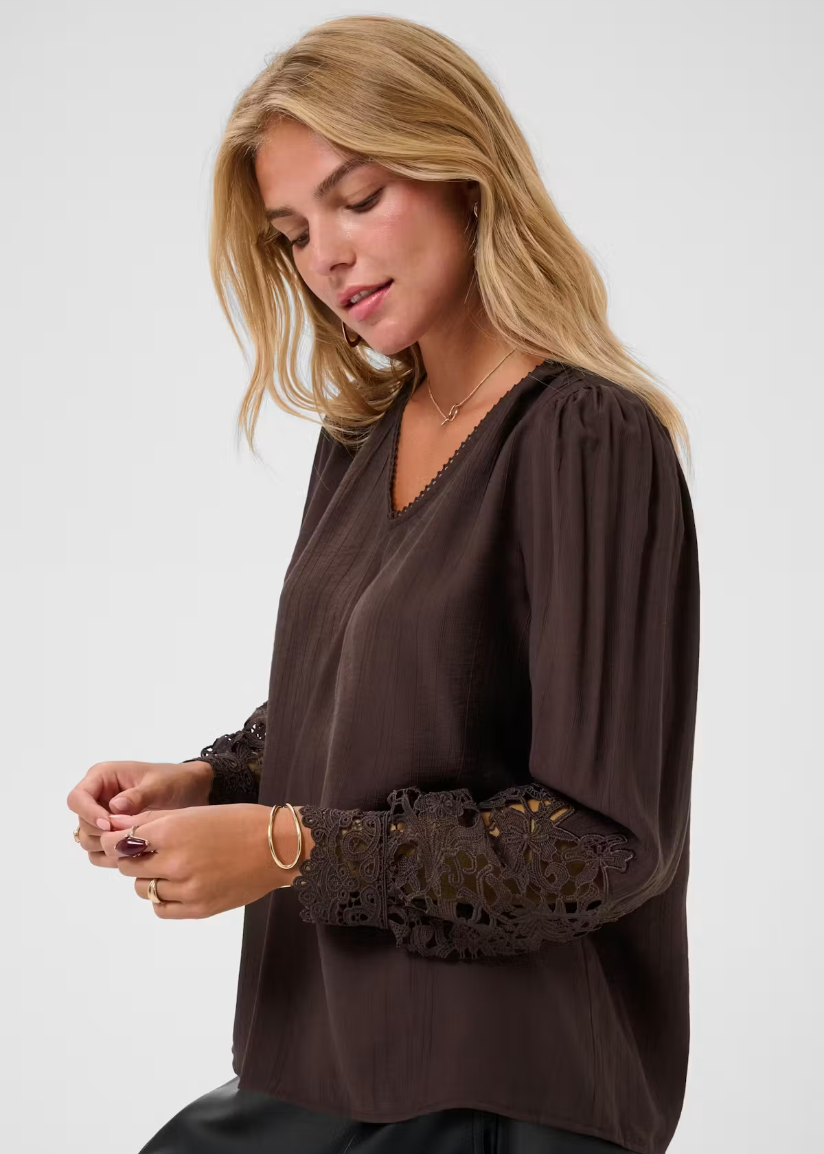 Cream CRTina Blouse Java