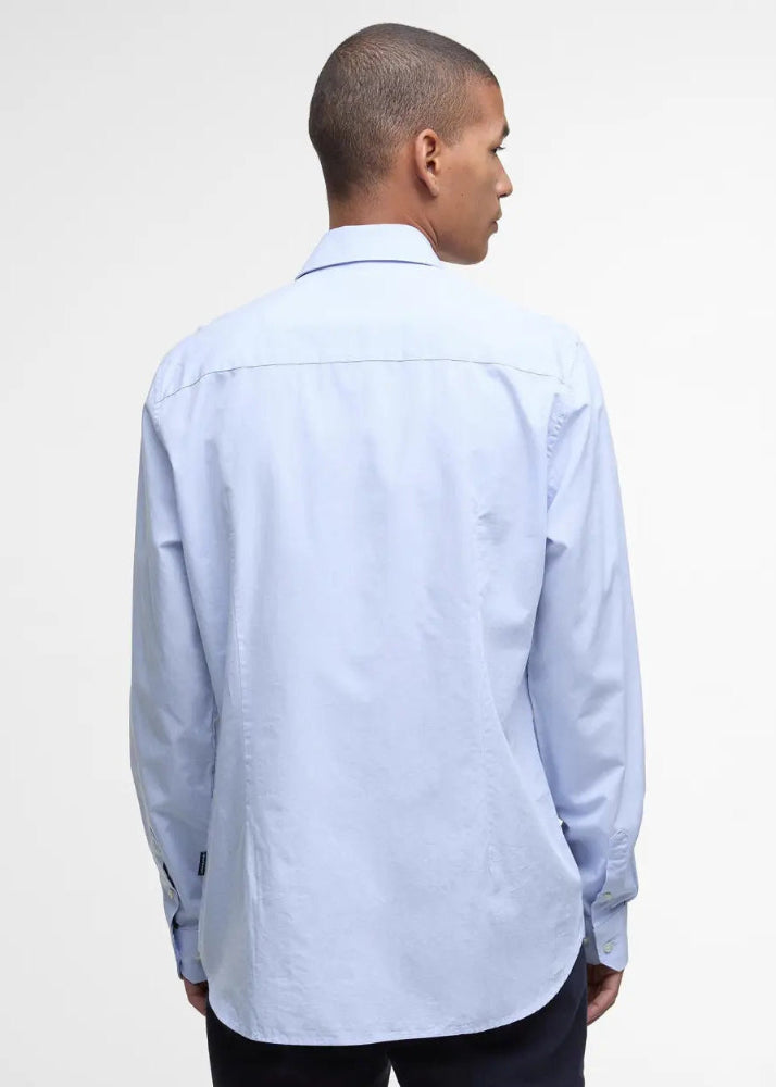 Barbour Throckley Point Shirt TS Sky
