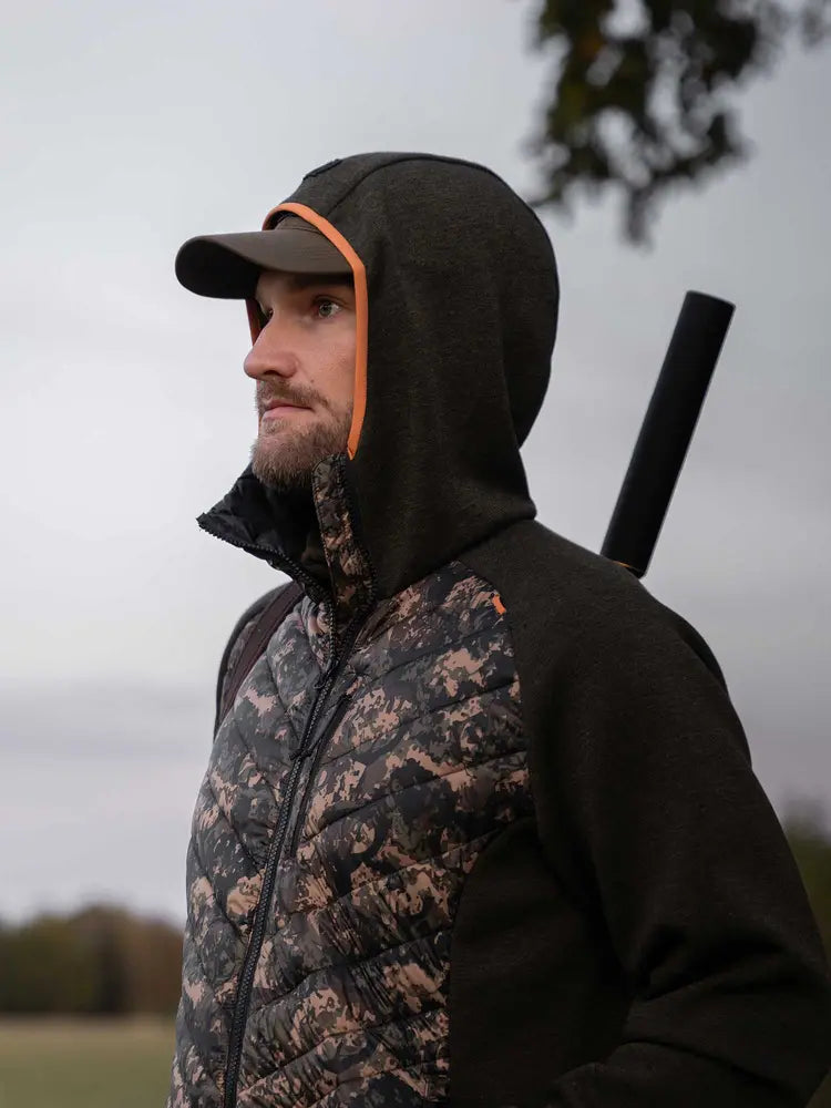 Chevalier Hybrid Hood Jacket Men Antler Camouflage