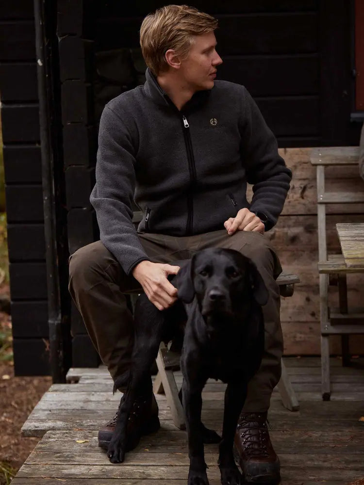 Chevalier Men's Mainstone Fleece Jacket Anthracite