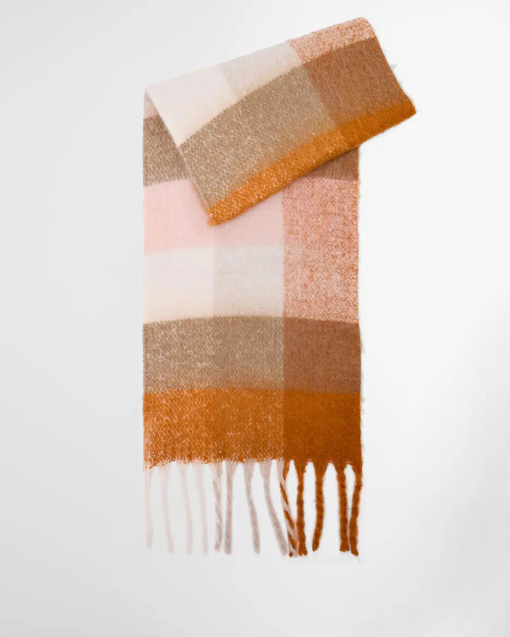 Barbour Marie Scarf Mustard Check