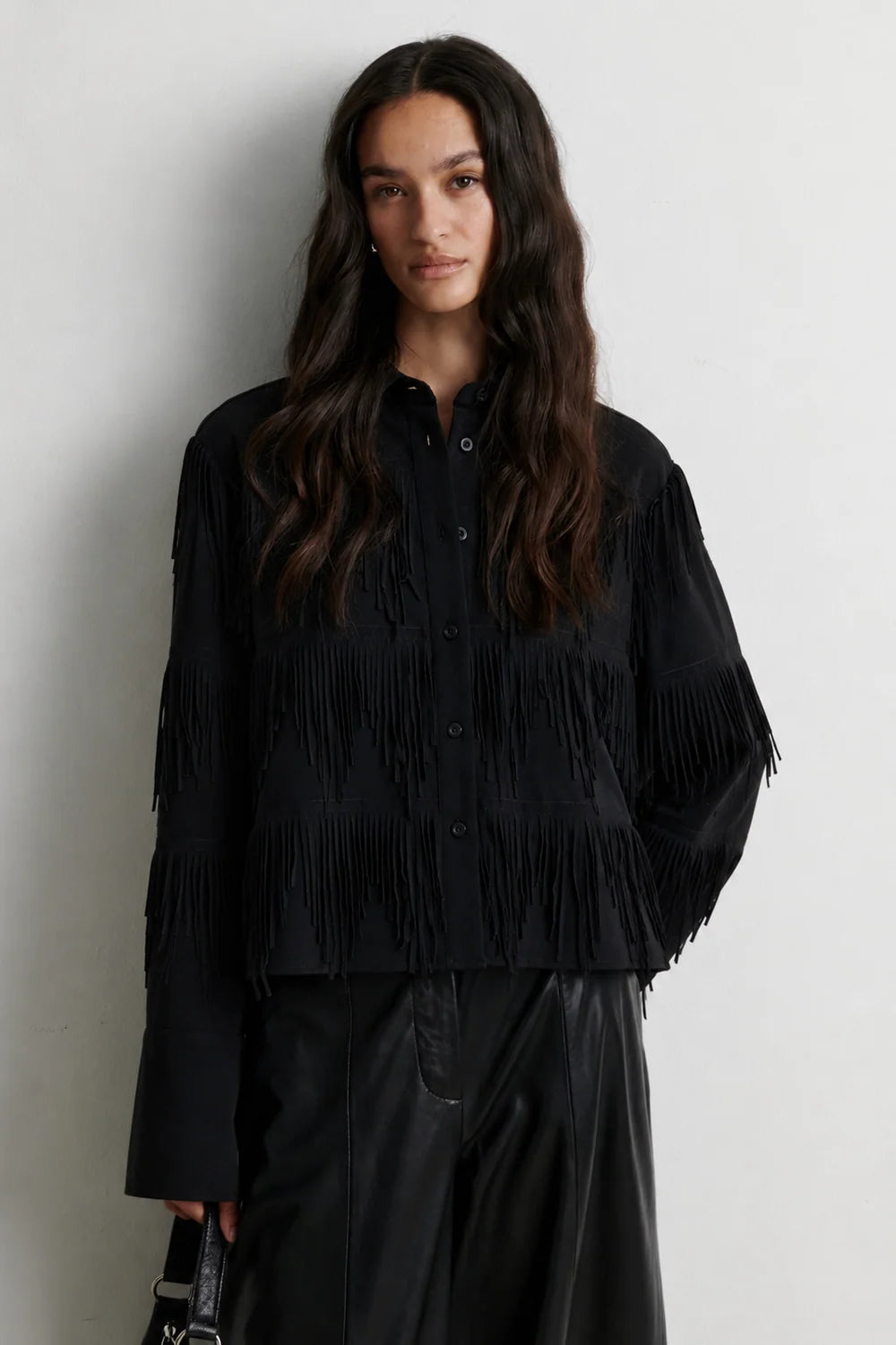 Second Female Dancing Cropped Shirt Black
