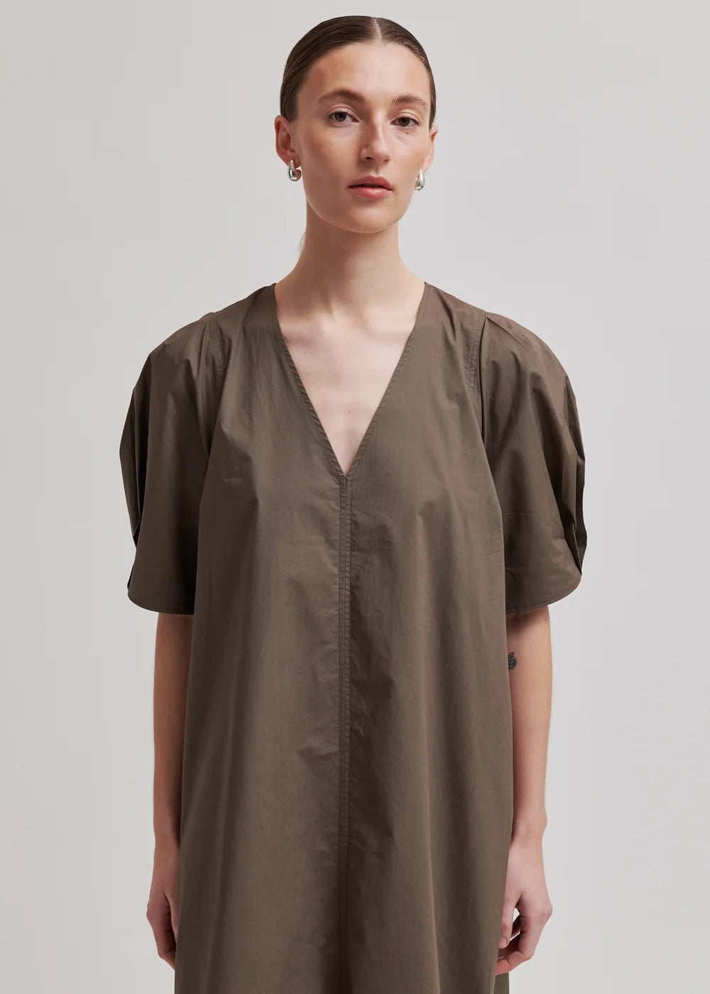 Second Female Larkini SS Maxi Dress Canteen
