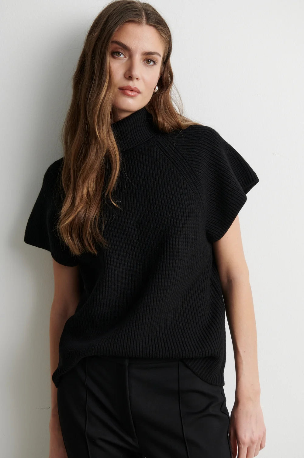 Second Female Ettas Knit Vest  Black