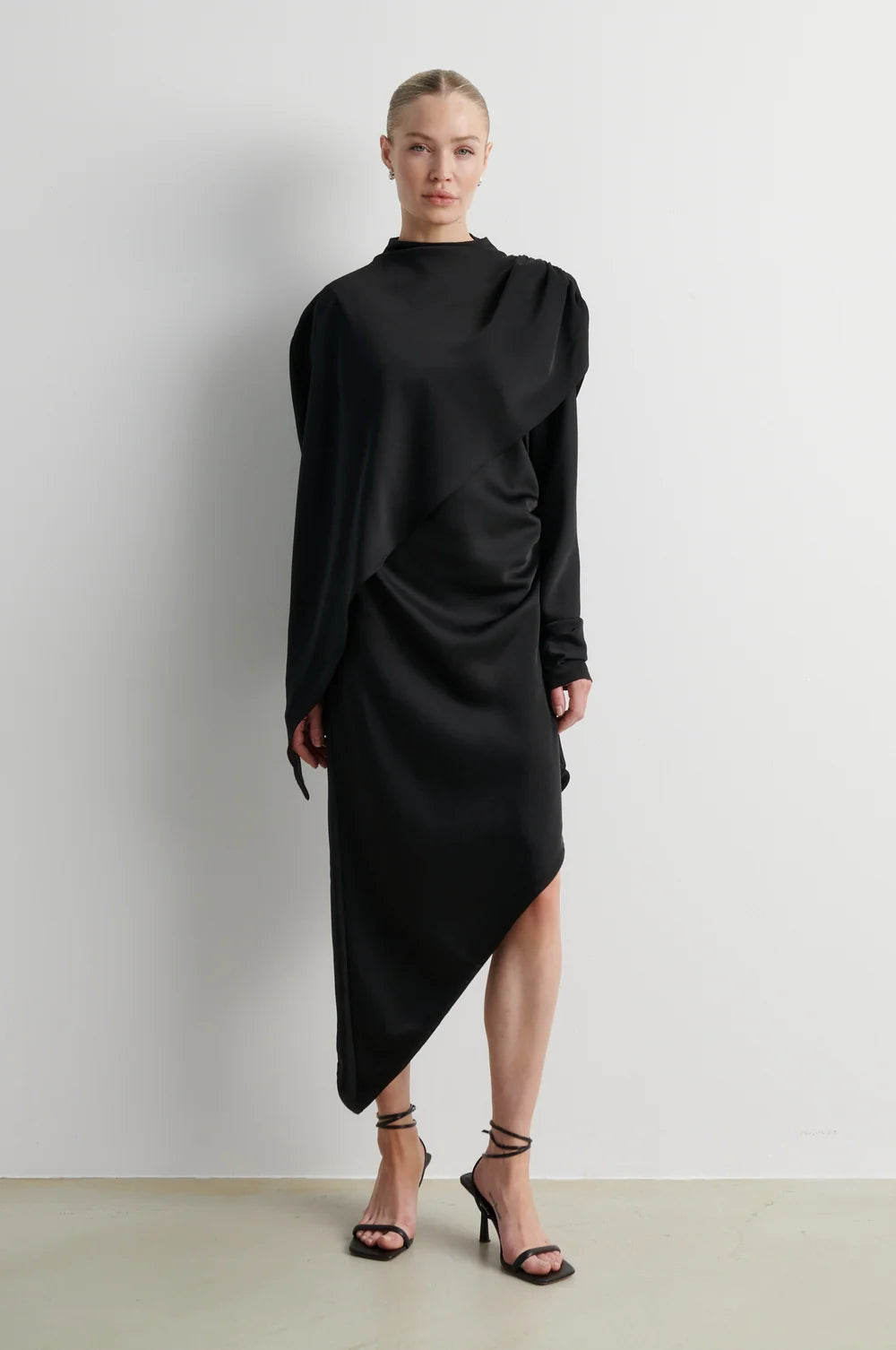 Second Female Opala Asymmetric Dress Black