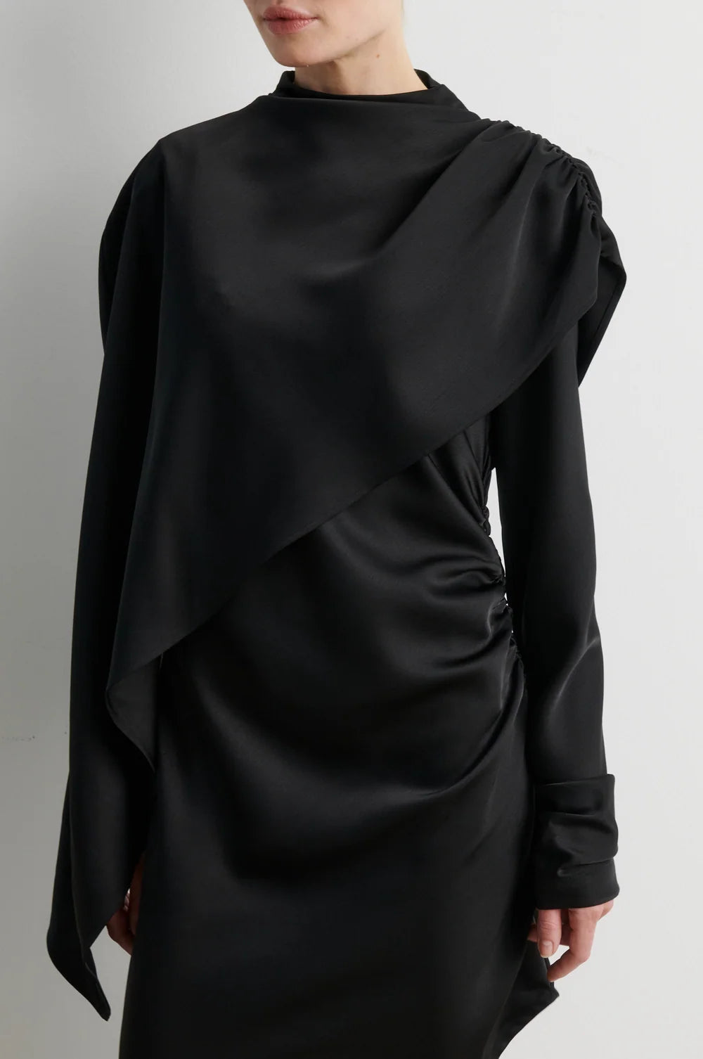 Second Female Opala Asymmetric Dress Black
