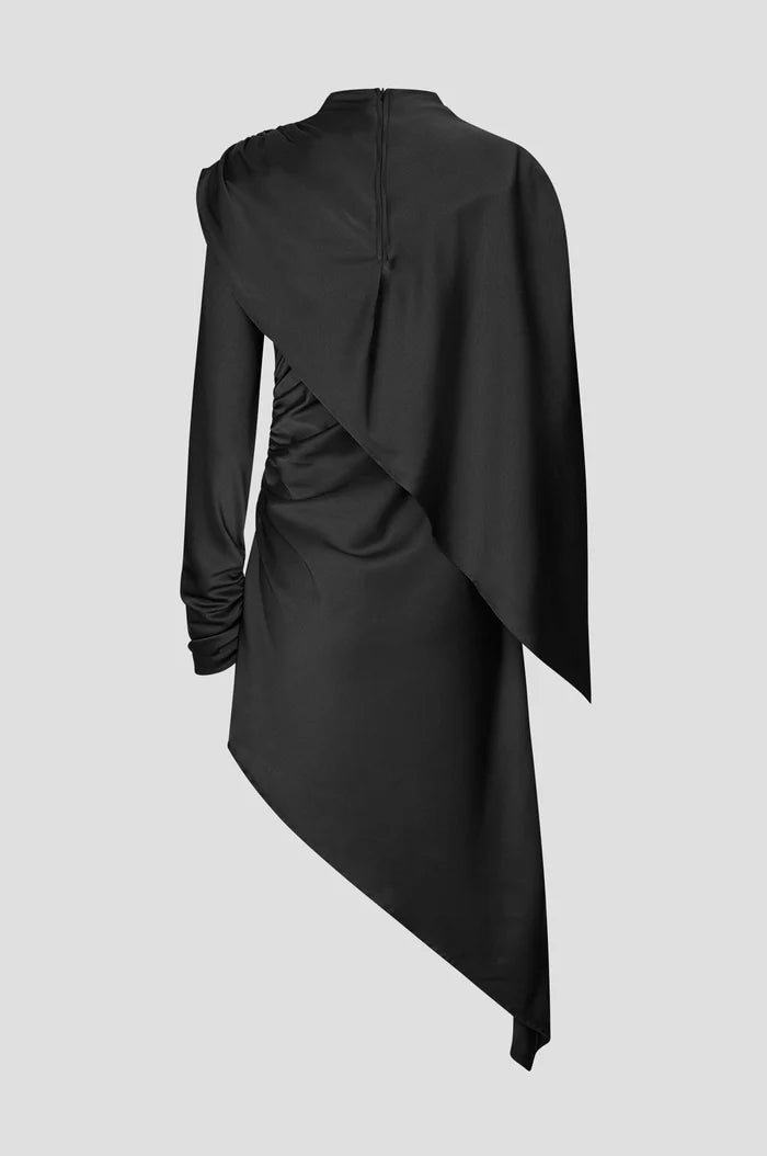 Second Female Opala Asymmetric Dress Black