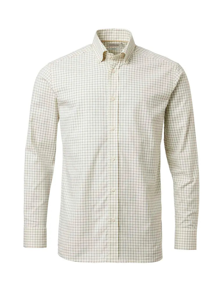 Chevalier Baron Shooting Fit Stretch Shirt Green