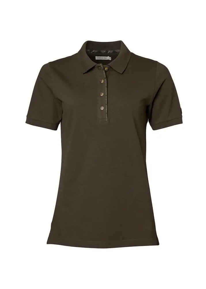 Chevalier Gwyn Polo Shirt Woman Letaher Brown