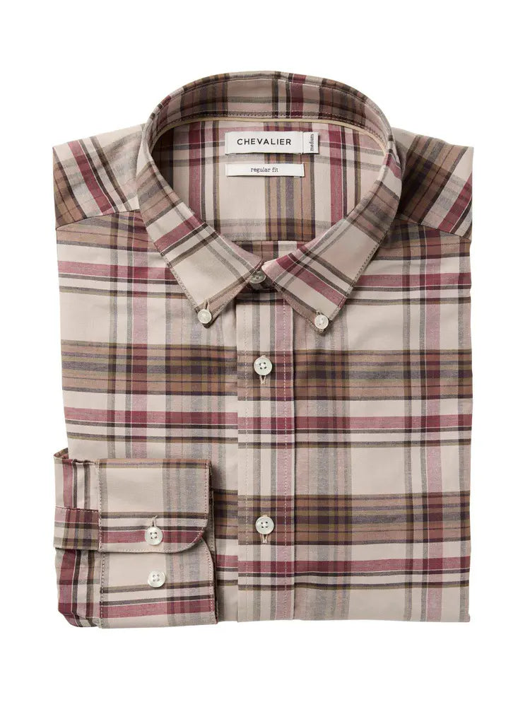 Chevalier Betley Regular Fit Shirt Millet Brown Ch