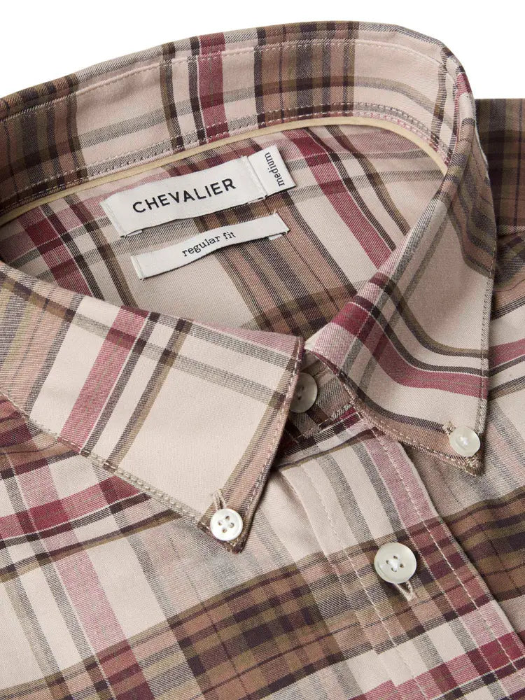 Chevalier Betley Regular Fit Shirt Millet Brown Ch