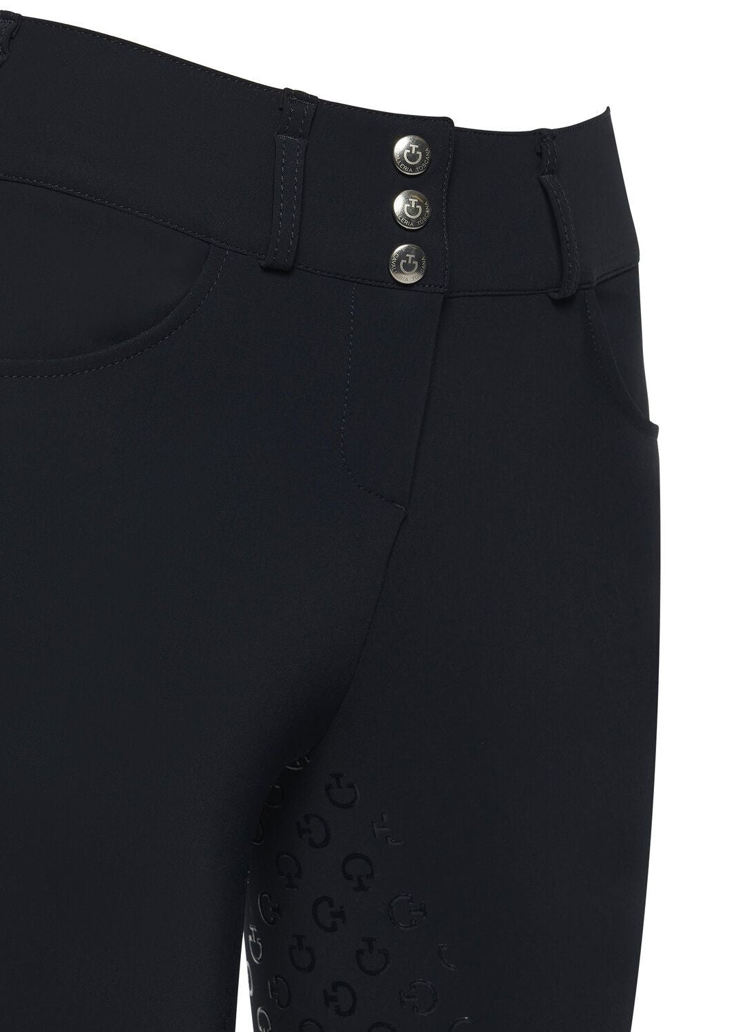 Cavalleria Toscana High Waist Silicon Full Seat Dressage Navy