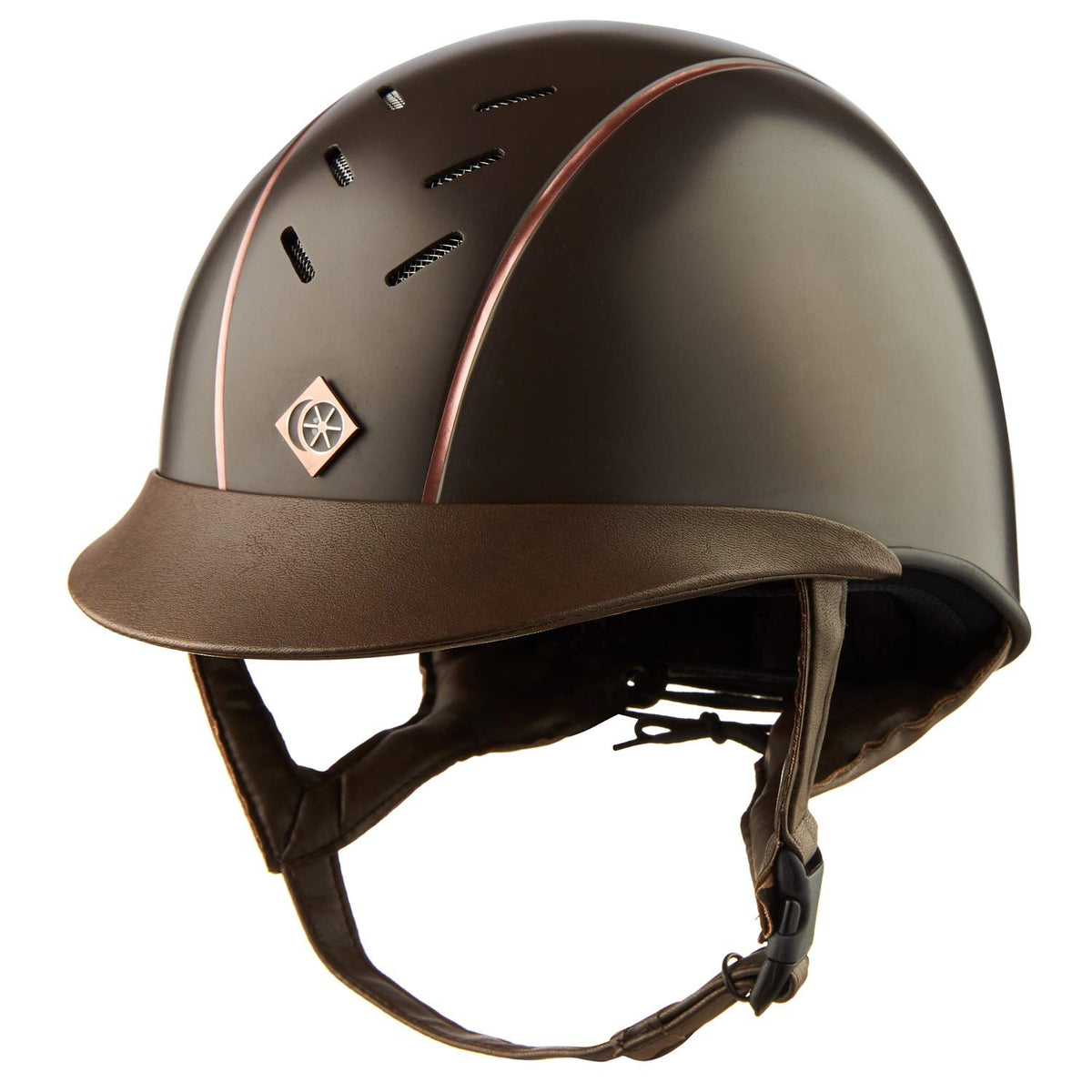 Charles Owen Ayrbrush Helmet Pinstripe Rosé