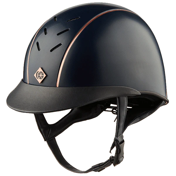 Charles Owen Ayrbrush Helmet Pinstripe Rosé
