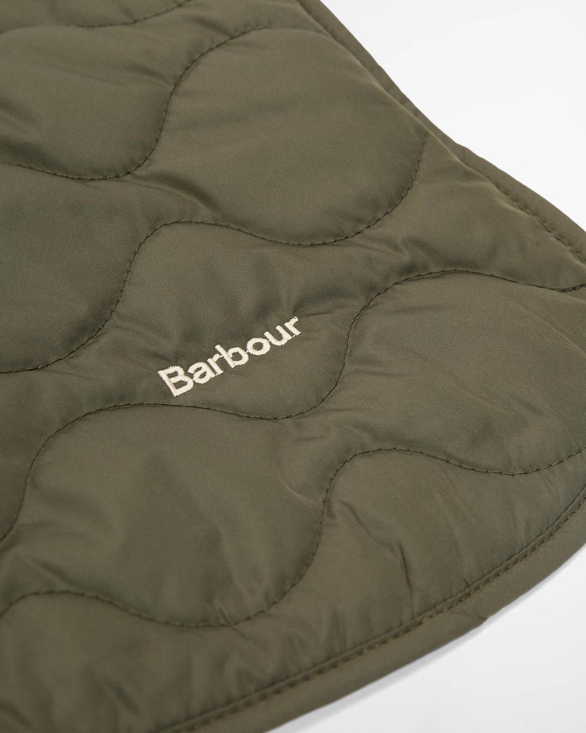 Barbour Beuth quilted Dog Coat Olive
