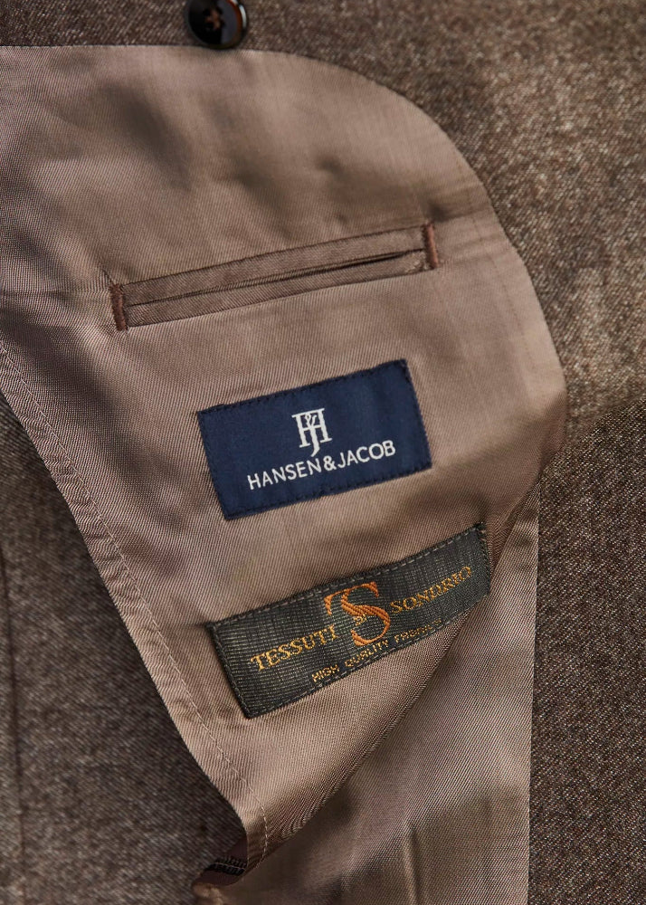 Hansen & Jacob Meranso Soft Tailored Blazer Brown