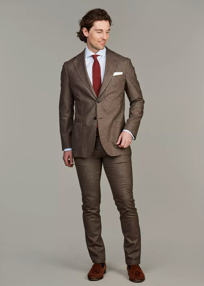 Hansen & Jacob Meranso Soft Tailored Blazer Brown