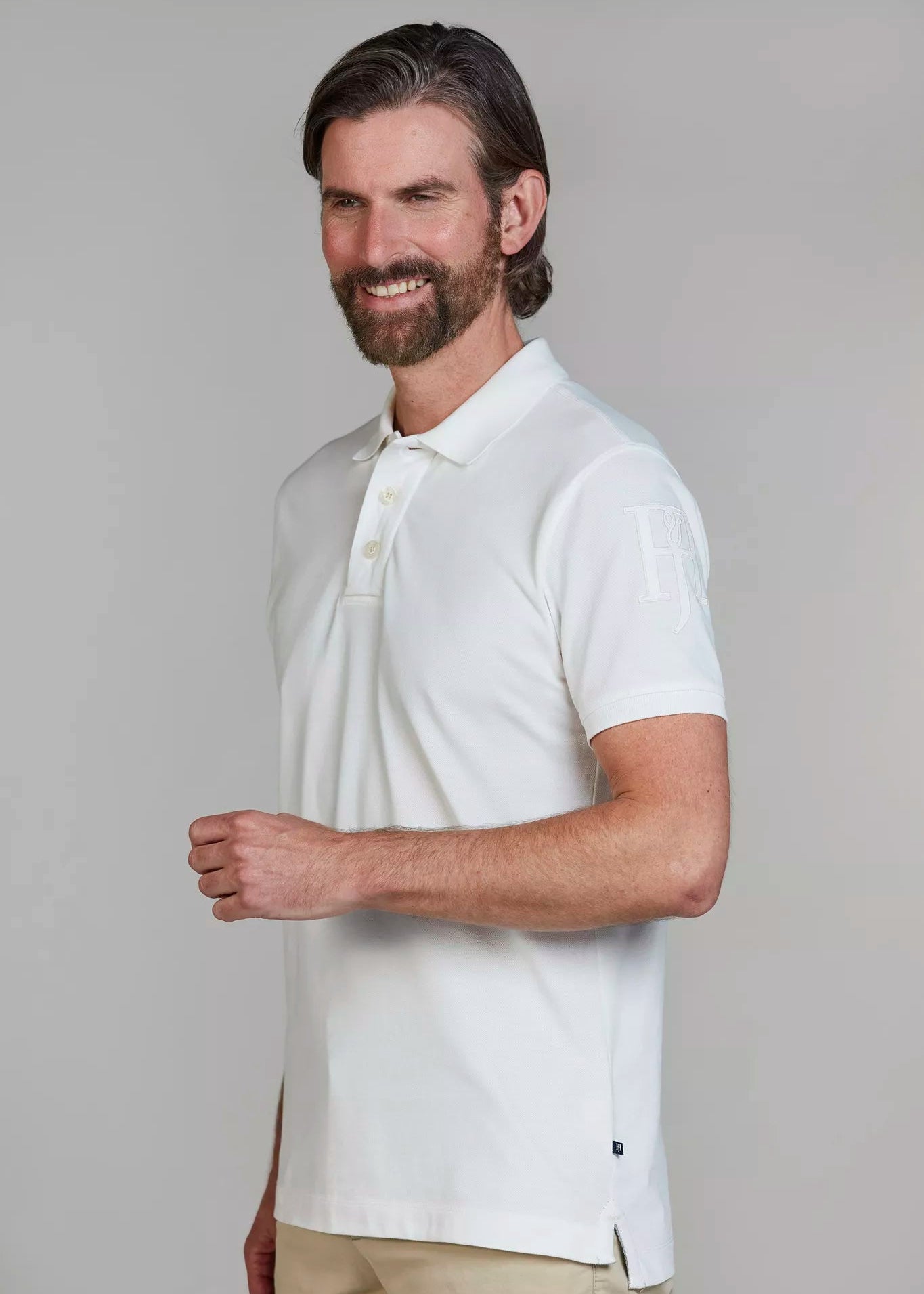 Hansen & Jacob Rough Style Polo White