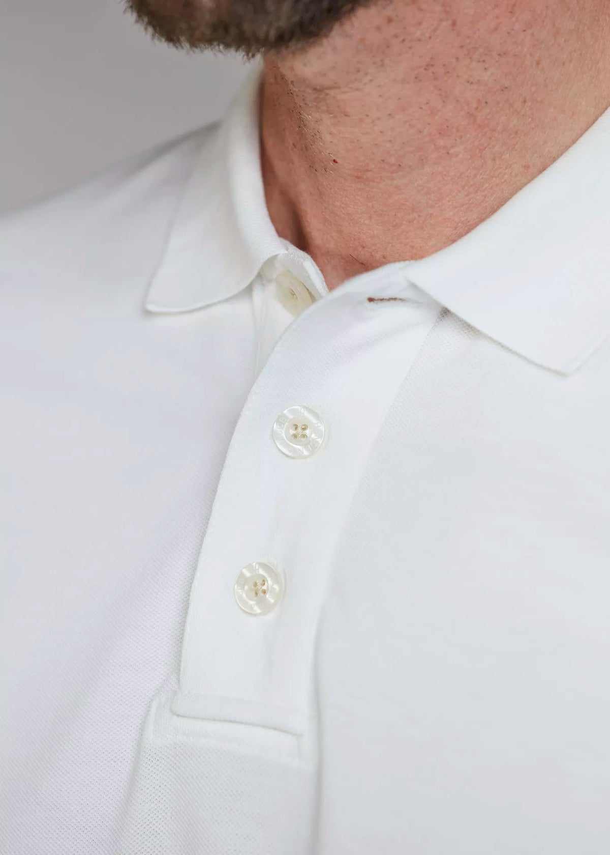 Hansen & Jacob Rough Style Polo White