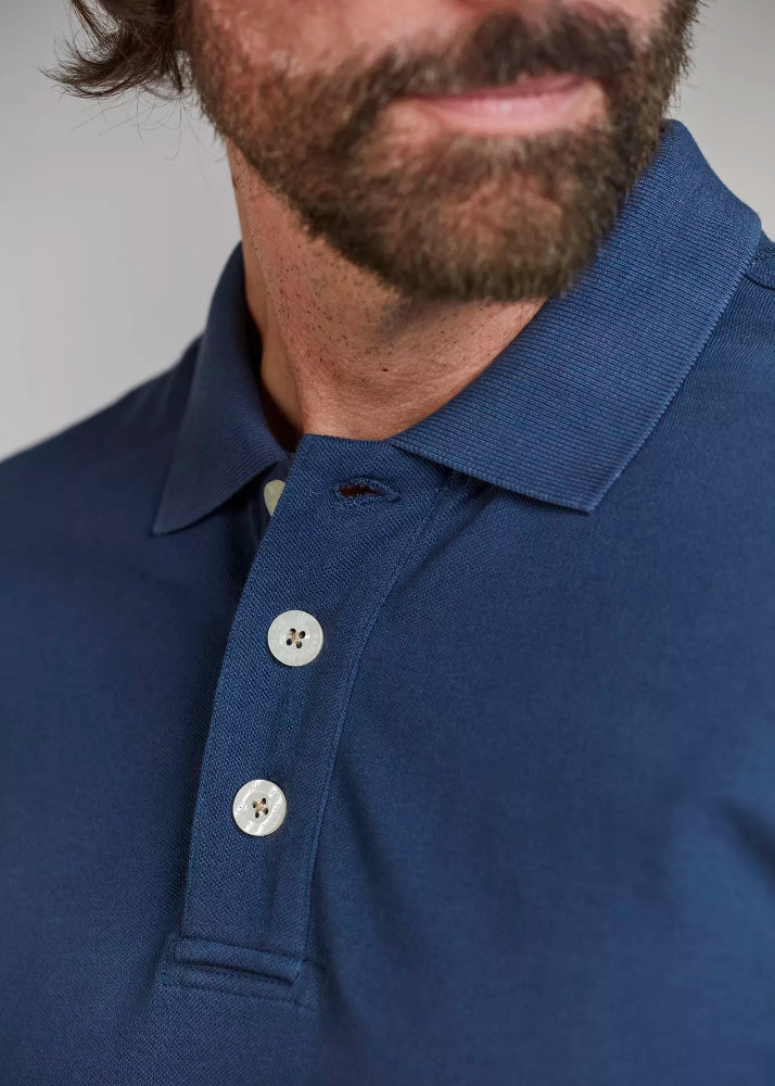 Hansen & Jacob Rough Style Polo Blue