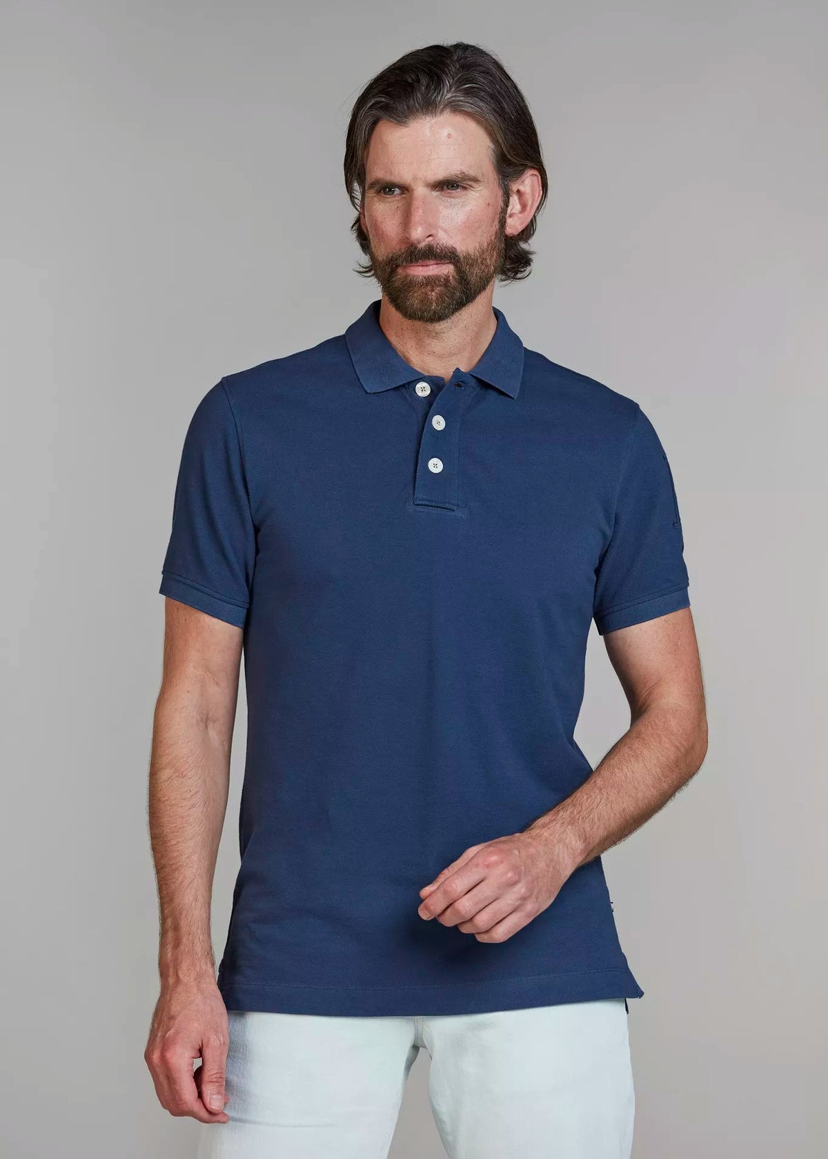 Hansen & Jacob Rough Style Polo Blue