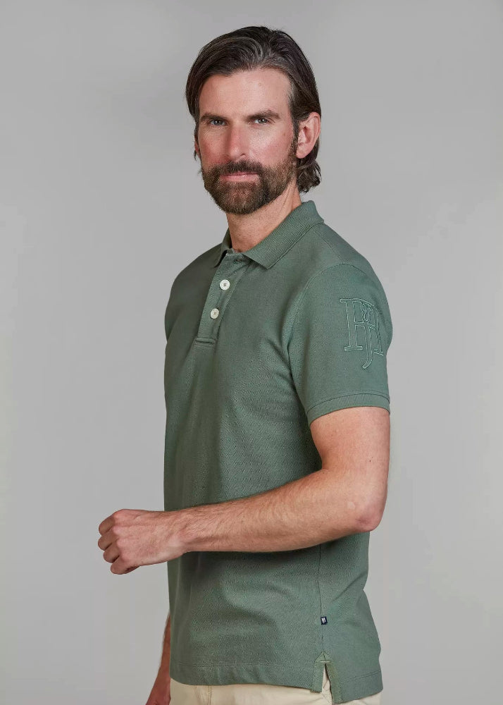 Hansen & Jacob Rough Style Polo Green