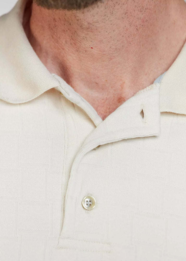 Hansen & Jacob Structure Polo Offwhite