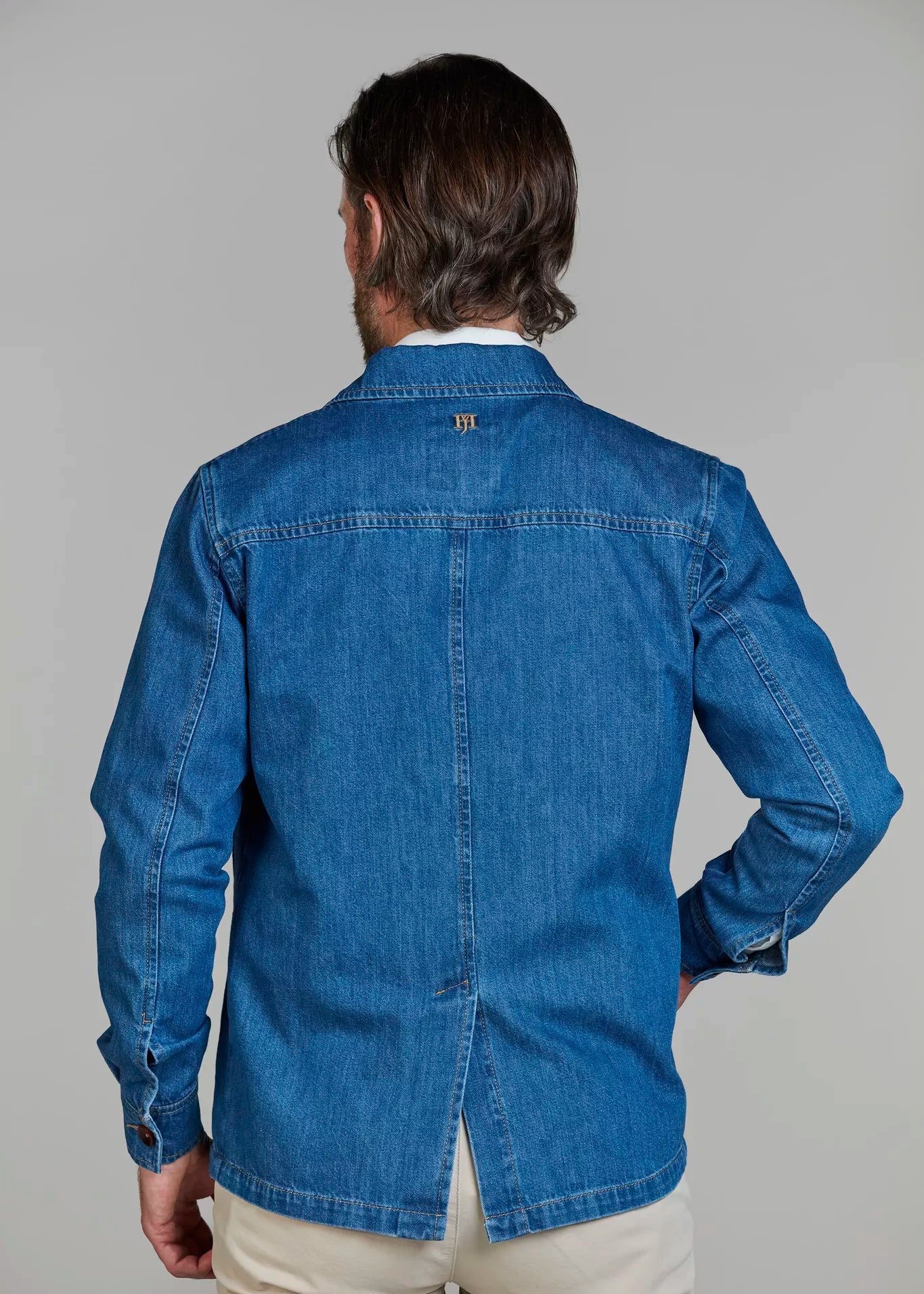 Hansen & Jacob Denim Overshirt Blue
