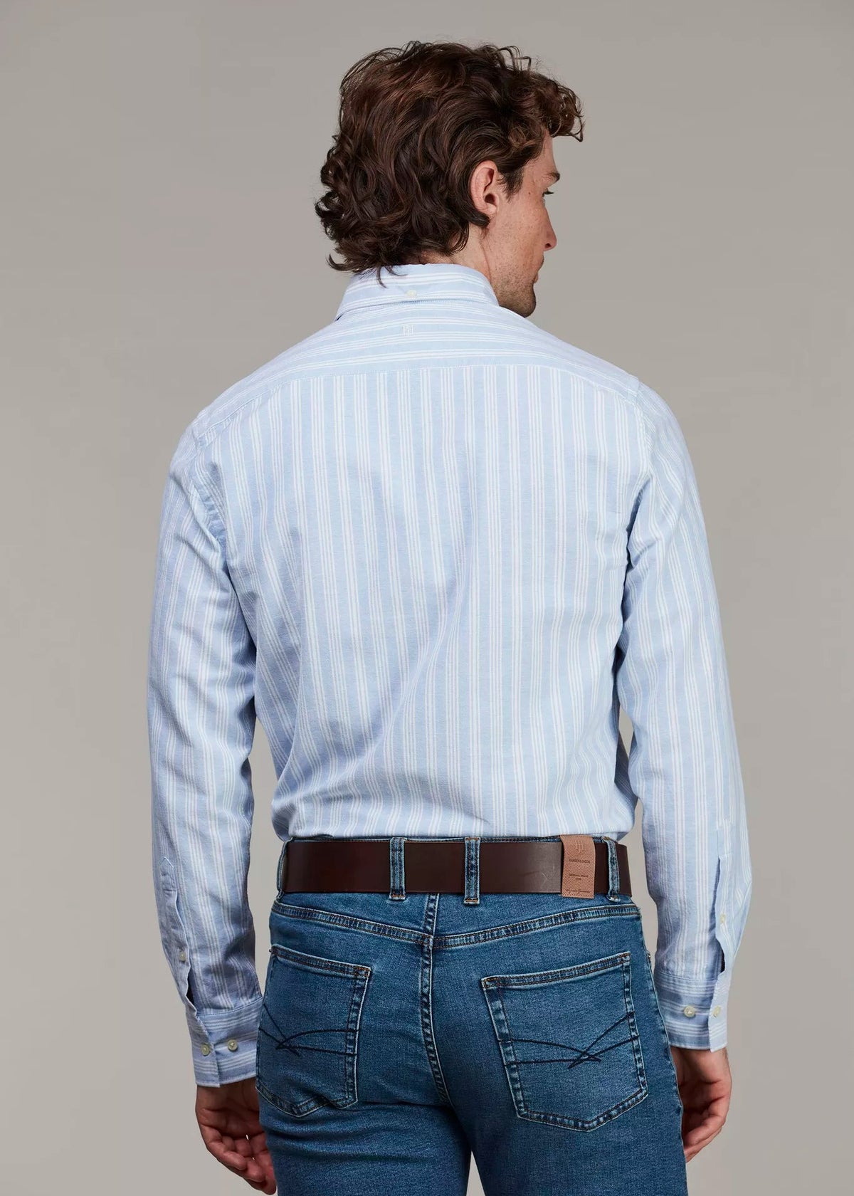 Hansen & Jacob Oxford Stripe Shirt Ljusblå