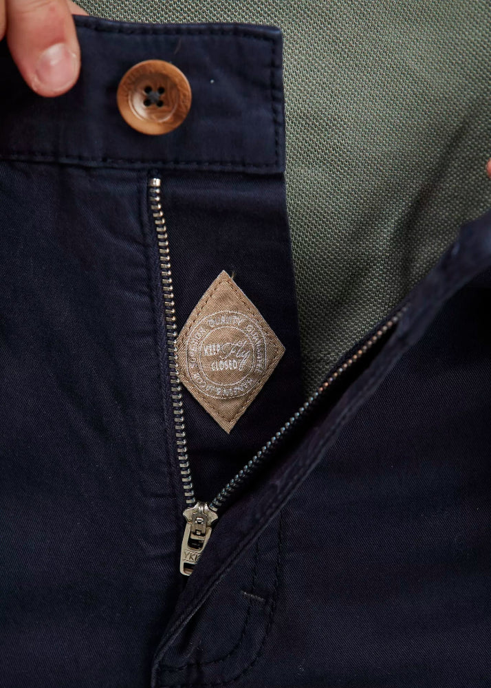 Hansen & Jacob classic chino shorts navy