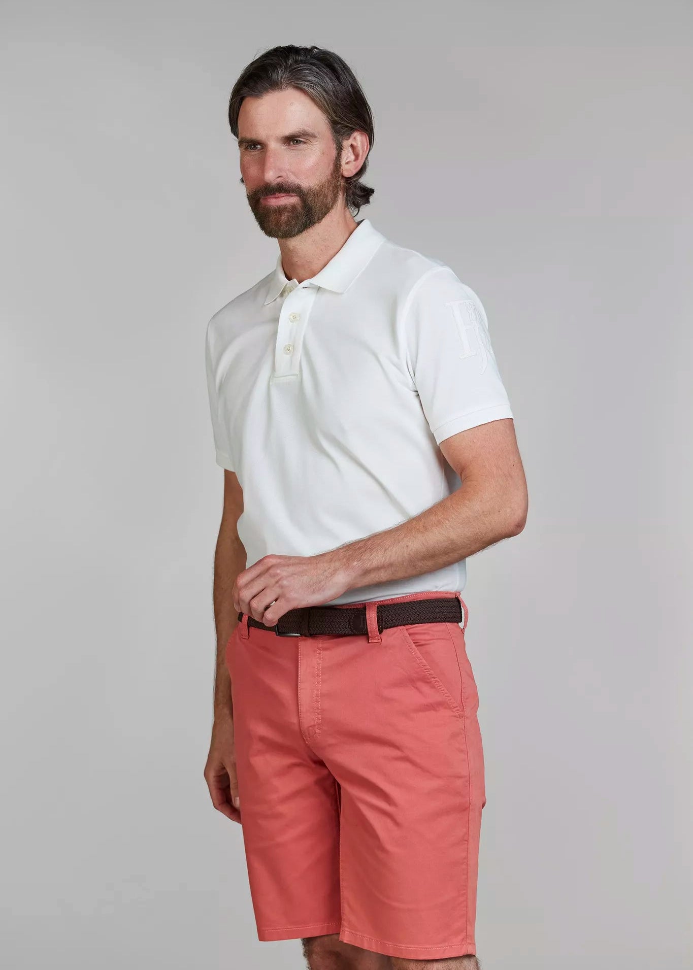 Hansen & Jacob Classic Chino Shorts Soft Red