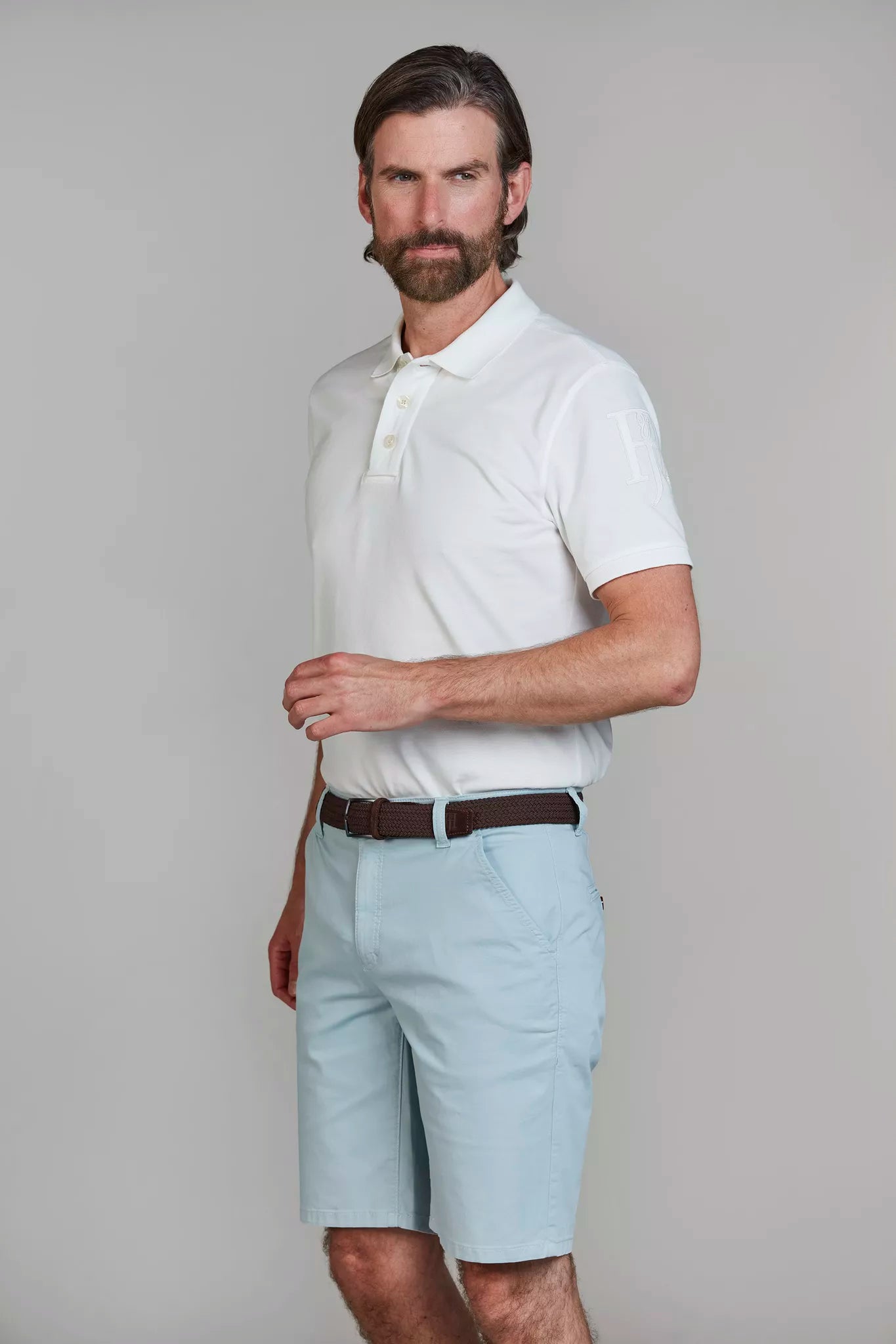 Hansen & Jacob Classic Chino Shorts Light Blue