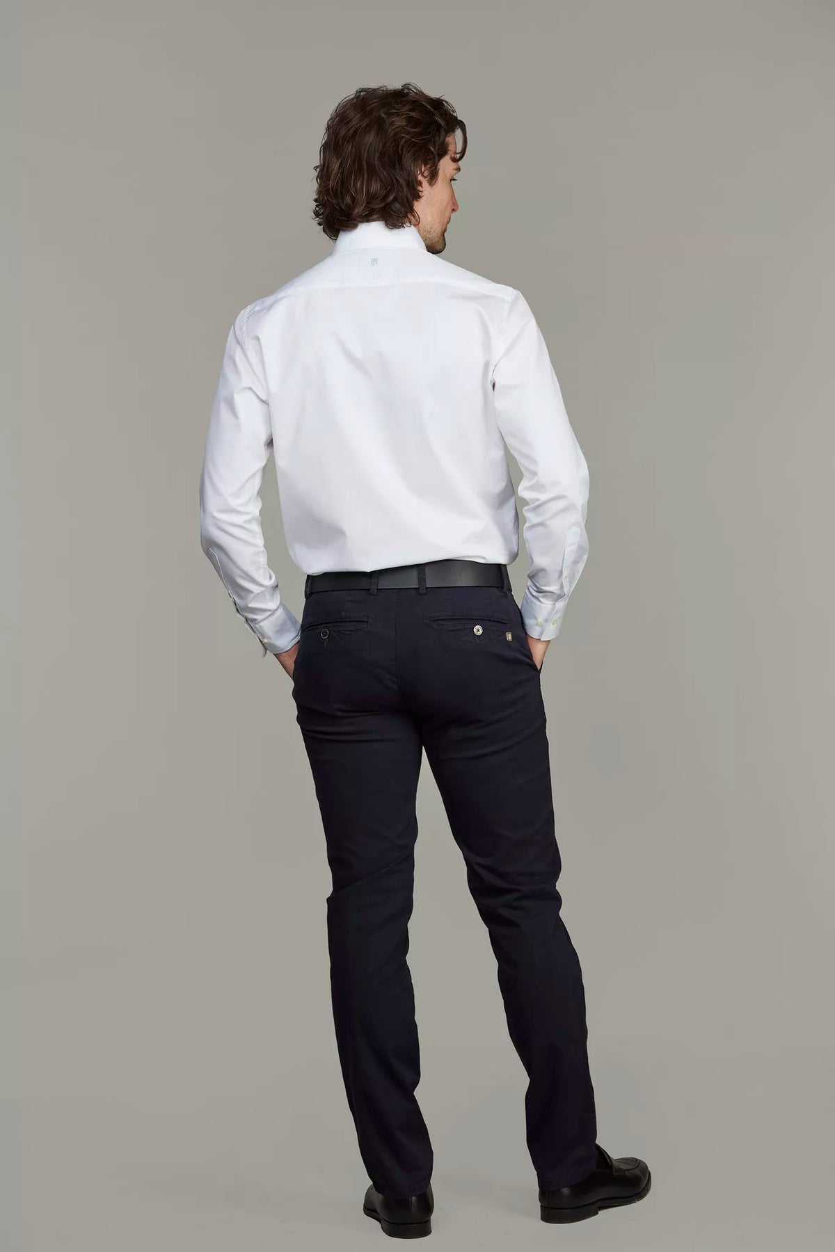 Hansen & Jacob CLASSIC CHINO HIGH STRETCH NAVY