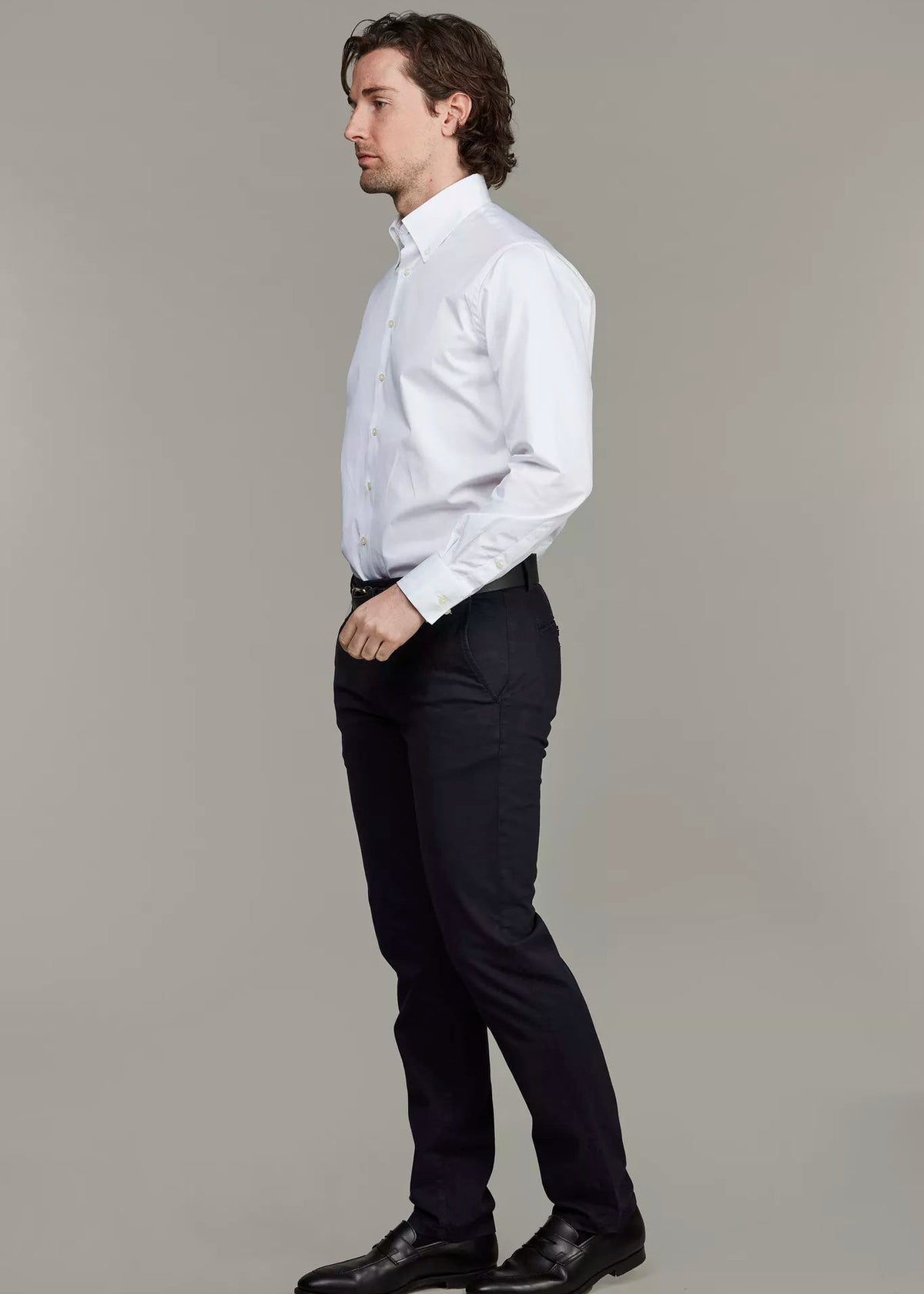 Hansen & Jacob CLASSIC CHINO HIGH STRETCH NAVY