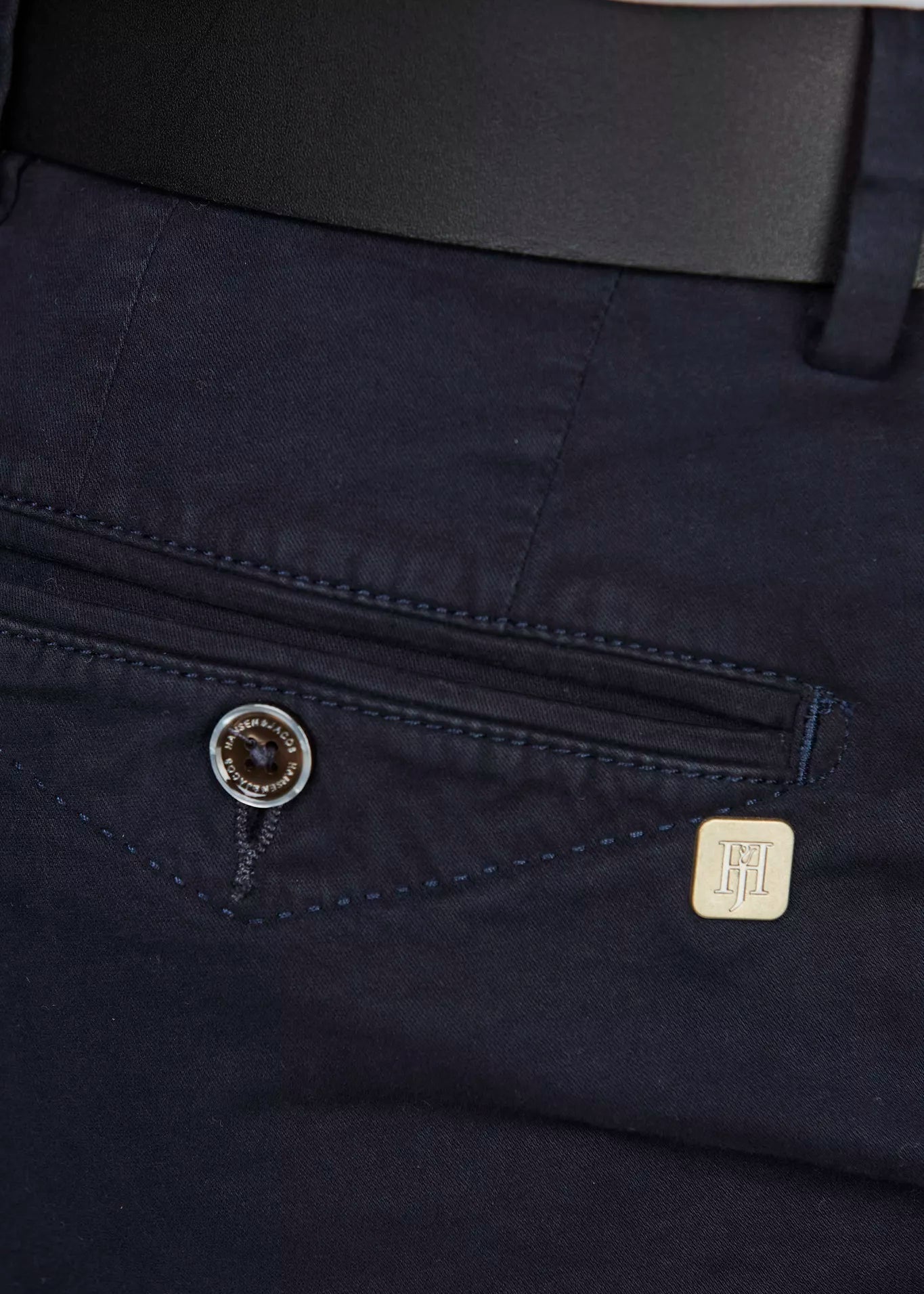 Hansen & Jacob CLASSIC CHINO HIGH STRETCH NAVY