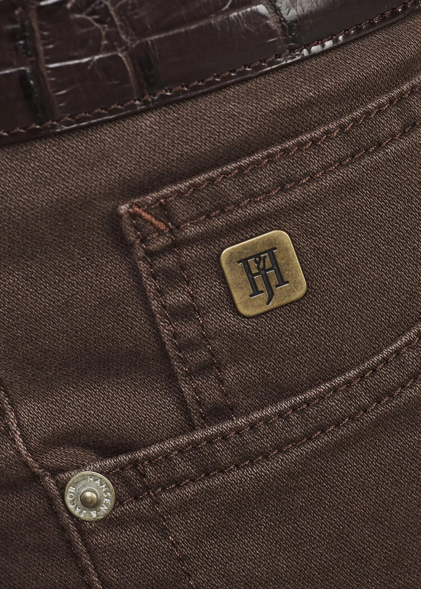 Hansen & Jacob 5pkt Silk Touch Okado Brown