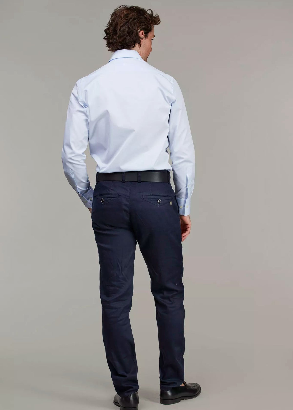 Hansen & Jacob Cotton/Linen Chino Navy
