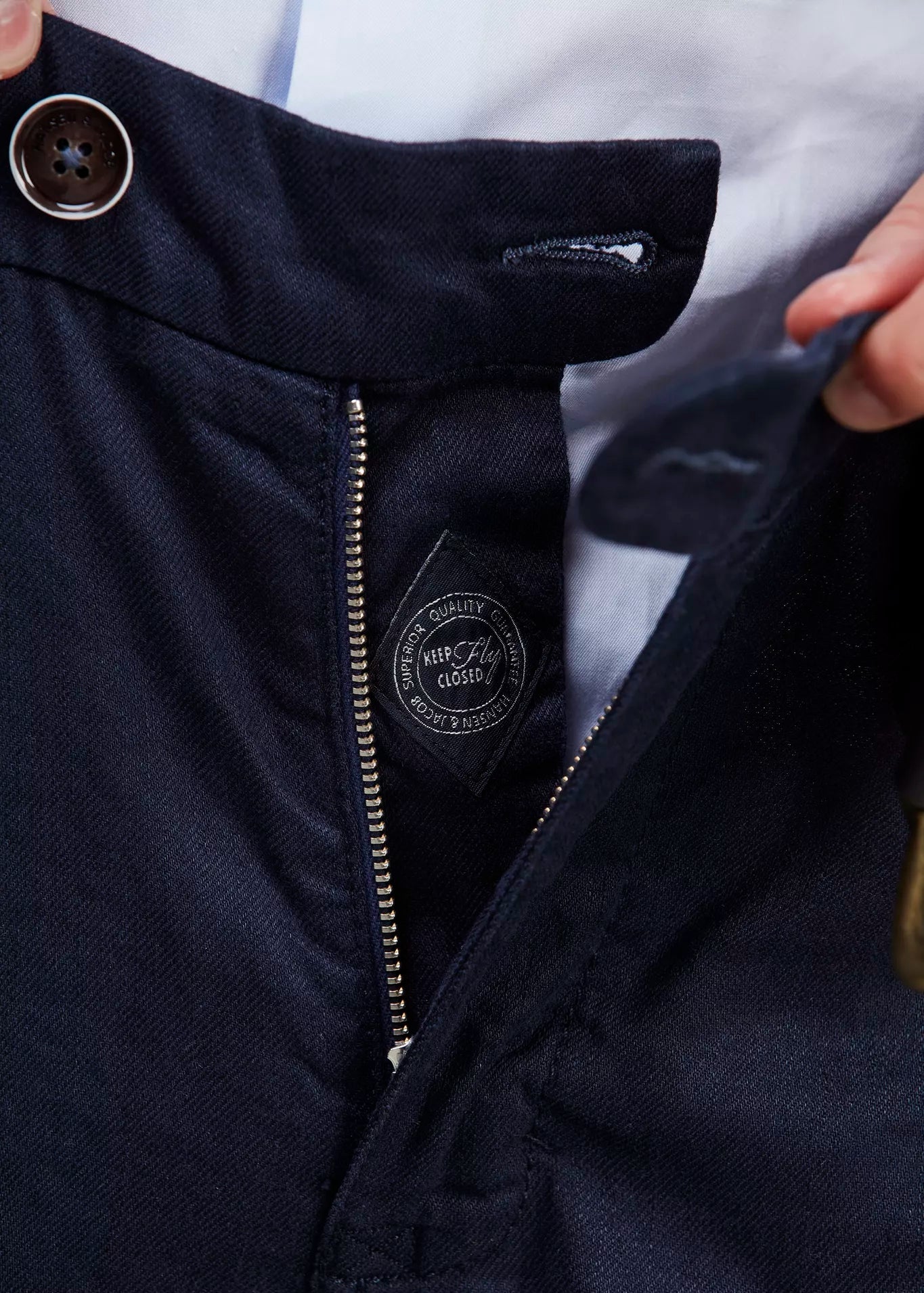 Hansen & Jacob Cotton/Linen Chino Navy